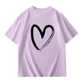 thumbnail image 6 of ChaoLingNeng Girls Short Sleeve T Shirts Kids Summer Tops Crewneck Basic Graphic Tees Soft Loose Christmas T Shirts,7-8 Years, 6 of 6