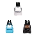 thumbnail image 2 of Guardurnaity transparente para mujeres y niñas, transparente para estudiantes, bolso de hombro, bolso de hombro de PVC, bolso de hombro de Mochilas negro Guardurnaity BB7324-03, 2 of 6