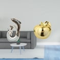 thumbnail image 2 of Figura decorativa moderna y abstracta de un delfín y frutas en cerámica, ideal para soporte de TV, chimenea, oficina, sala de estar, mesa de centro, p, 2 of 8