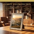 thumbnail image 3 of Unique Bargains Aesthetic Ins Wood Photo Frame Linen 8" x 10", 3 of 5