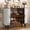 White, variant on Harper & Bright Designs Fluted Coffee Bar Cabinet with Wine Racks and Glass Holders, Vintage Sideboard Cabinet with Storage Drawer, Console Cabinet with Side Storage for Living Room, Kitchen, Walnut