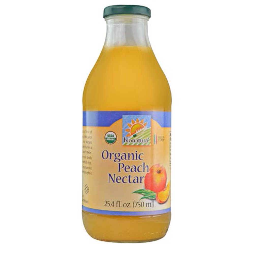 Bionaturae Organic Nectar, Peach, 25.4 Fl Oz, 1 Ct