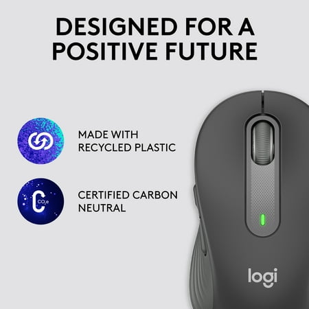 Logitech - Signature M650 Wireless Mouse with Silent Clicks - Graphite