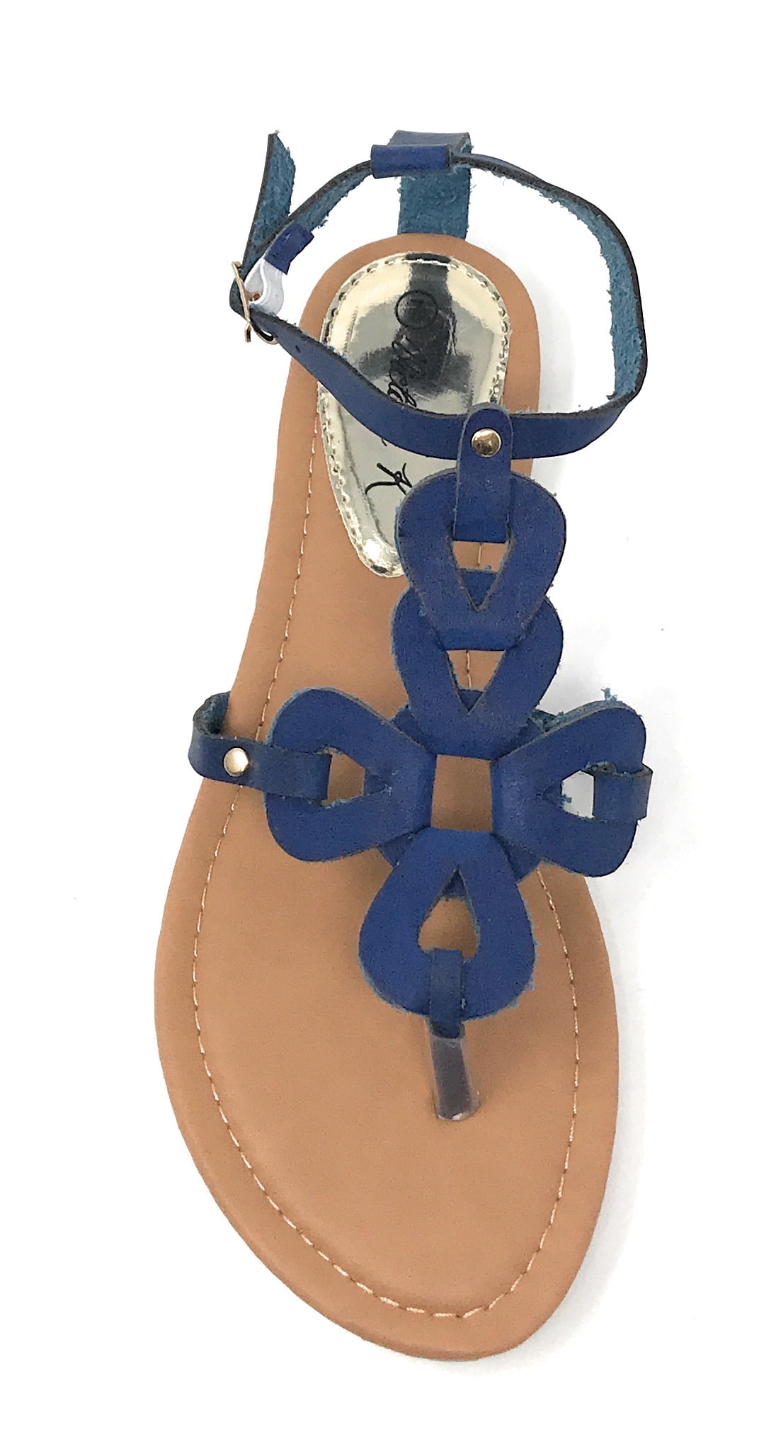 Victoria K Women's Gladiator Multi Loops Crossover Sandals