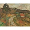 thumbnail image 2 of Arnulf Øverland 24x19 Gold Ornate Framed and Double Matted Museum Art Print Titled - Landscape (1911), 2 of 4