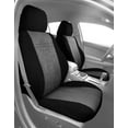 thumbnail image 2 of CalTrend Front Sport Buckets SuperSuede Seat Covers for 2015-2017 Chrysler 200 - CR170-08SP Light Grey Insert with Black Trim, 2 of 3