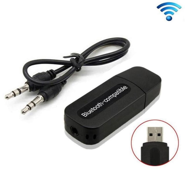 SGACAI Receptor de audio Transmisor Bluetooth 4.2 Kit auxiliar Mini ьт Music ё& Adaptador EE. UU.