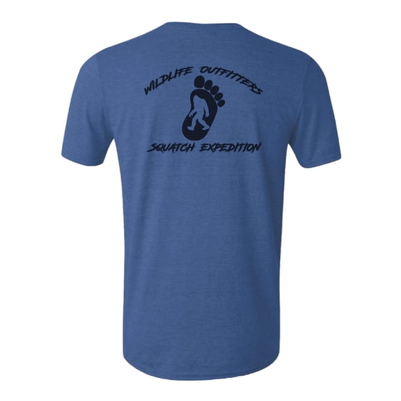 Wildlife Outfitters Men's Bigfoot Sasquatch Camping Graphic Short Sleeve T-Shirt