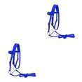 thumbnail image 2 of Greeniant Horse Bridle Rein Harness Headstalls Removable Webbing M Snaffle Blue Nylon Tipo 1 2Conjunto, 2 of 6