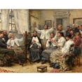 thumbnail image 3 of Georges Moreau De Tours 14x12 Black Modern Framed Museum Art Print Titled - The Fascinated of Charity (1890), 3 of 5