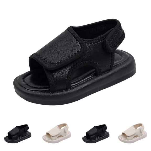 SROBPTY Toddler Boys Sandals Open Toe Soft Sole Summer Open Toe Flat Shoes for 1-4 Years