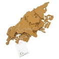 thumbnail image 3 of LEEYNEER 1 Set Large Cork Board World Map with Self Adhesive Message Board  Office, 3 of 7