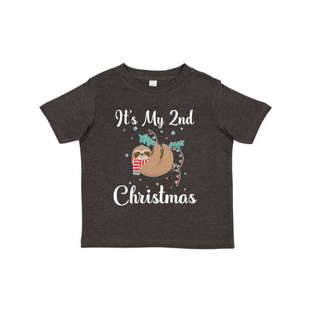 

Inktastic 2nd Christmas Sloth Boys or Girls Toddler T-Shirt