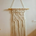 thumbnail image 3 of Yinrunx Boho Tapestry Cotton Woven Tapestry Macrame Wall Decor Woven Wall Hanging Boho Wedding Macrame Curtains Boho Headboard Macrame Tapestry Wall Tassel Wall Hanging Small Macrame Wall Hanging, 3 of 5