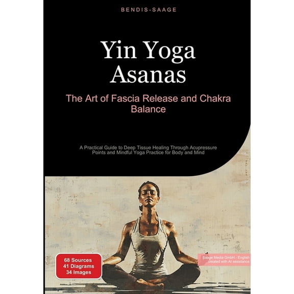 Yin Yoga Asanas: The Art of Fascia Release and Chakra Balance: A Practical Guide to Deep Tissue Healing Through Acupress, (Paperback)