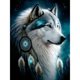 thumbnail image 1 of Pintura de diamante 5D DIY Kit de lobo de taladro redondo completo Artesanía de decoración del hogar (NH3380) Hugtrwg Para estrenar, 1 of 9
