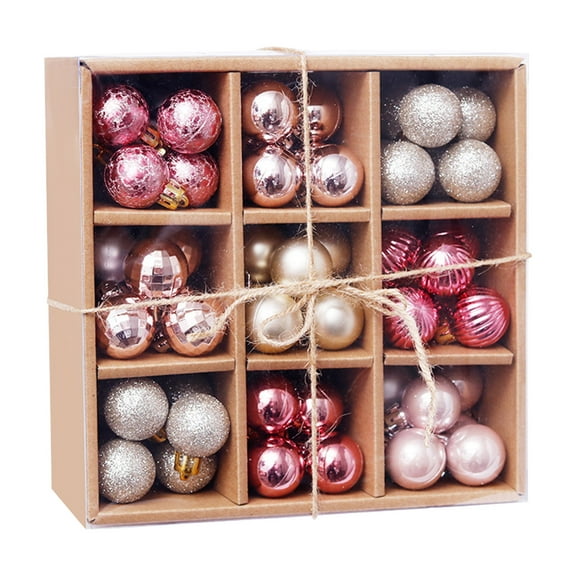 99PC Christmas Decorations Plastic Christmas Ornaments Hanging Ornaments Christmas Tree Decoration