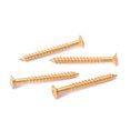 thumbnail image 3 of Nestingho Neck Mounting Kit 4Pcs Golden Metal Guitar Screws for Use 1.75X0.19X0.04In, 3 of 6