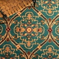 thumbnail image 6 of SAFAVIEH Heritage Tana Floral Runner Rug, Green/Orange, 2'3" x 8', 6 of 8