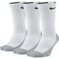thumbnail image 3 of Unisex Nike Everyday Max Cushion Crew Training Sock (3 Pair) (White, Medium), 3 of 3