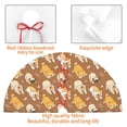 thumbnail image 4 of Yiaed Cartoon Bulldog Print Christmas Tree Skirt , Tree SkirtsTree Mat for Christmas Winter Holiday Indoor Decorations-30", 4 of 7
