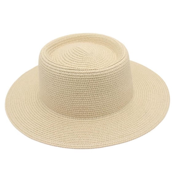 BODOAO Foldable Straw Hat for Women Straw Hat with Strap Floppy Travel Hats Fashion Outdoor for Beach Straw Hat Visor Travel Vacation Pool Outdoor Hats for Women Fashionable Boho Visor Hat Beige