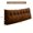 Brown, variant on Velvet triangular bed rest pillow with side pockets, removable cover, fits all bed sizes