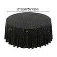 thumbnail image 3 of Mantel redondo brillante para bodas, fiestas y eventos – Nylon, fácil de limpiar, decorativo para suelo o mesa., 3 of 6