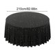 thumbnail image 3 of Round Tablecloth Glitter Wedding Glitter For Wedding Parties 47x47 Inches In A Variety Of Colors, 3 of 6