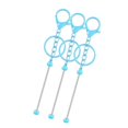 thumbnail image 1 of KLKCMS 3 Pieces Beadable Keychain Bars Make Your Own Keychain Rings for Friend Gift Blue, 1 of 9