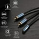 thumbnail image 5 of Cable de audio MillSO, adaptador RCA a hembra de 3,5 mm, 30 cm, 5 of 6