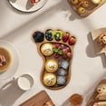 thumbnail image 4 of Wooden Serving Tray Charcuterie Board for Cheese Fruit Dessert Platter Snack Plates Party Wedding Thanksgiving, 4 of 6