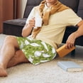thumbnail image 3 of Haiem Lovely Chickens Men's Pajama Short with Soft Woven Cotton Elastic Waistband Sleep Short-Small, 3 of 9