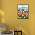 thumbnail image 2 of QQ954 Diamante Dos Cerditos Serie Animal Diamante Resina 30*40 CM, 2 of 9
