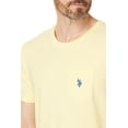 thumbnail image 3 of U.S. Polo Assn. Mens Solid Crew Neck Short Sleeve Pocket T-Shirt, California Yellow, X-Large, 3 of 3