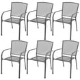 thumbnail image 3 of vidaXL 5 Piece Patio Dining Set Steel Anthracite, 3 of 22