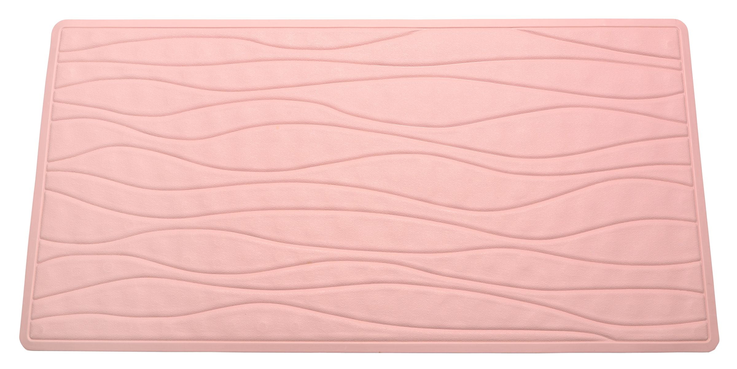 BetterBath SlipResistant Rubber Bath Tub Mat (18" x 36") Pink