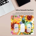 thumbnail image 6 of Artistic Sunflower Mouse Pad Yellow Floral Rectangle Mouse Mat Gift for Her Women Girls, 10 x 12 inch Waterproof Mousepad Non-Slip Rubber Mouse Pads for Office Laptop PC Working Gaming, 6 of 6