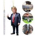 thumbnail image 4 of Trump Charm América Elección Presidencial Prop Coche Adorno Acrílico para Interior Del Espejo Retrovisor, 4 of 9