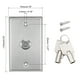 thumbnail image 2 of Interruptor de llave de bloqueo On/Off para panel de control de acceso con 2 llaves, 2 of 3