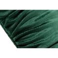thumbnail image 3 of Modrest Katrina 15.75" Modern Metal & Fabric Bench in Dark Green/Black, 3 of 5