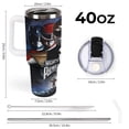 thumbnail image 3 of Power Rangers 40 Oz Tumbler with Handle And Straw Lid Insulated Tumblers Cups with Lids Straws Double Wall Vacuum Stainless Steel Travel Mug, Gifts for Men Women Boys Girls, 3 of 8
