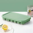 thumbnail image 5 of Tunhigl Silicone Ice Cube Tray with Lid - 22-Cell Leakproof Food-Grade Ice Maker for Home, Ice Cream & Popsicles - Durable, BPA-Free & Odor-Free Mint Green, 5 of 5