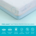 thumbnail image 3 of MLILY 7 inch Memory Foam Mattress for Kids, Queen Size Mattress for Bunk Bed, Blue, 3 of 9