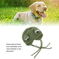 thumbnail image 3 of Cute Funny Knitted Dog Hat Adjustable Winter Pet Accessory For Small Medium Cats Dogs Red, 3 of 8