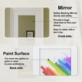 thumbnail image 6 of 36" X 80" Interior Mirrored French Doors Primed Double French Doors With Hardware Kit Handles, 6 of 8