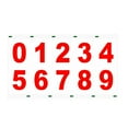 BudgetFriendly, Reflective Number Stickers, Digital 3pc Set for Email