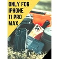 thumbnail image 2 of ArmadilloTek Vanguard Case Compatible with iPhone 11 Pro Max (6.5 inches) Military Grade Full-Body Rugged with Kickstand and Built-in Screen Protector - Black, 2 of 5