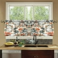 thumbnail image 4 of Yayeee Kitchen Curtains Tier Set of 2 Light Filtering 57"x24" Over Sink Window Panels, Mountain Pattern, 4 of 7