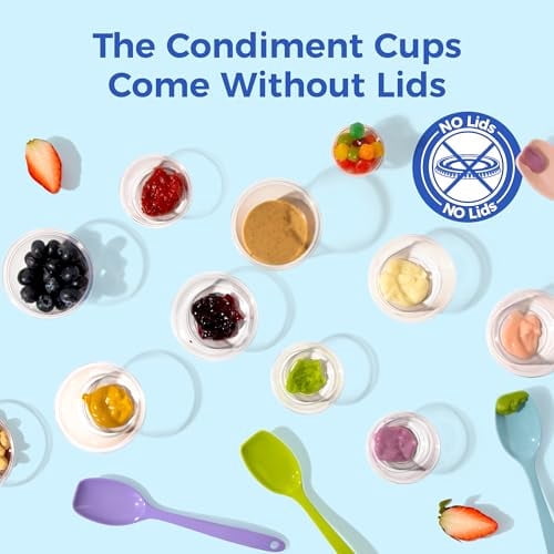 Fit Meal Prep 250 Pack 1 oz BPA Free Condiment Cups No Lids, Disposable Jello Shots Containers, Small Dipping Sauce Cups, Plastic Ramekins in Bulk, Stackable Souffle Cups for Sample, Portioning